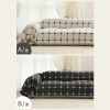 The simple and stylish sofa cover is fully covered with fabric cat scratch-resistant Chenille jacquard black and white color scheme, exuding a high-end feel Application Scenario